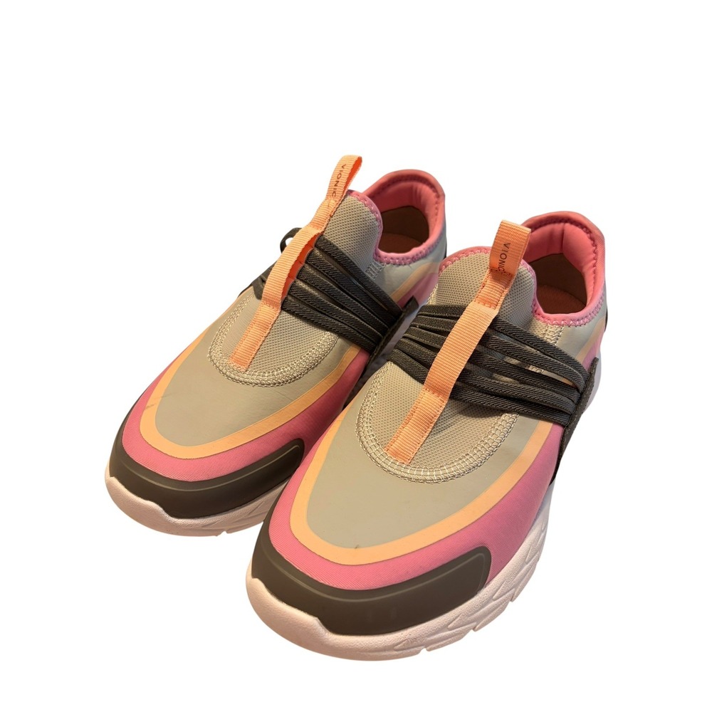 Vionic Vayda Slip-On Active Womens Size 7 Gray Pink Athletic Shoes Sneakers